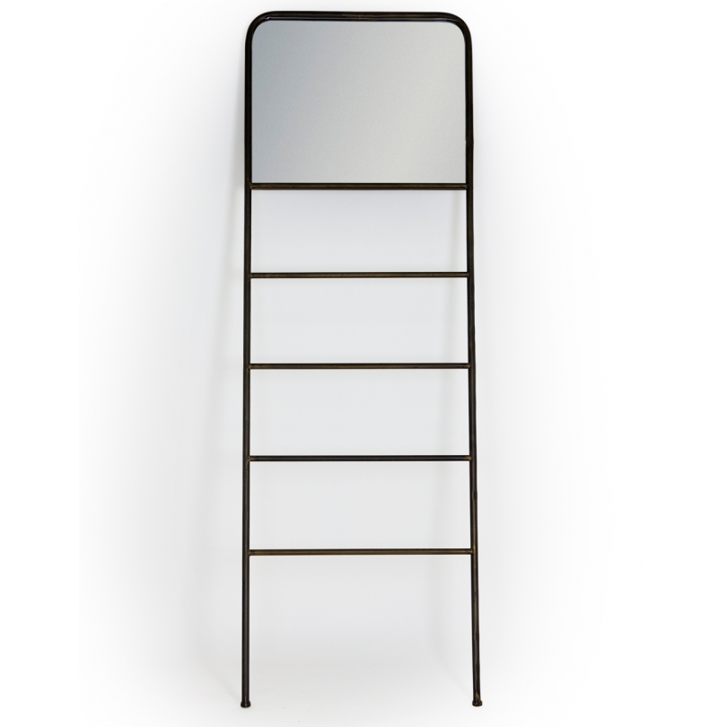 Miroir avec support à linges