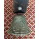 Petite cloche en bronze décor édeweiss et chèvre