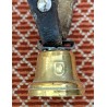 Petite cloche suisse en bronze doré
