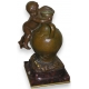 Bronze "Enfant et amphore" signé Hip. MOREAU