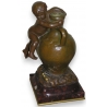 Bronze "Enfant et amphore" signé Hip. MOREAU