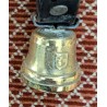 Petite cloche suisse en bronze doré