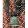 Petite cloche en bronze décor mouton et chèvre