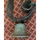 Petite cloche en bronze décor mouton et chèvre