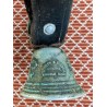 Petite cloche en bronze décor mouton et chèvre