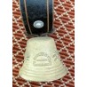 Petite cloche en bronze décor mouton et chèvre