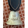 Petite cloche en bronze décor mouton et chèvre