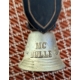 Petite cloche en bronze décor mouton et chèvre