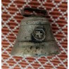 Petite cloche en bronze décor étoile et drapeau