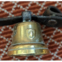 Petite cloche suisse en bronze doré