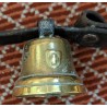 Petite cloche suisse en bronze doré