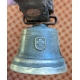 Petite cloche en bronze décor écusson Suisse