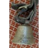 Petite cloche en bronze décor écusson Suisse