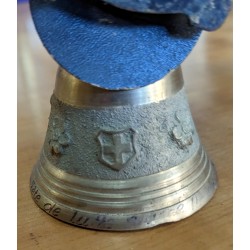 Cloche en bronze drapeau Suisse