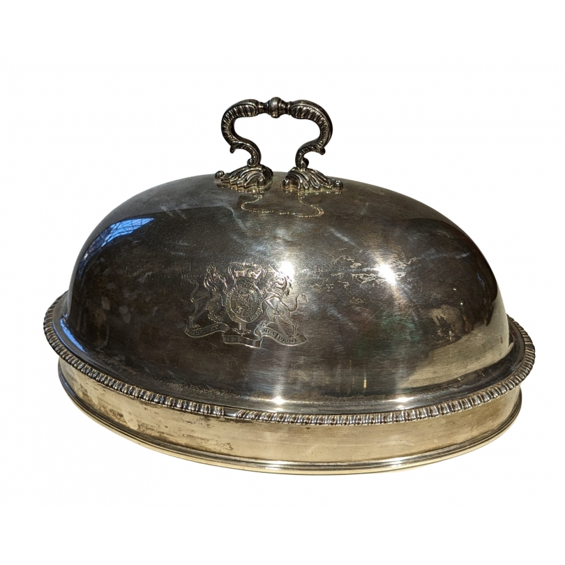 Cloche en argent armoiries Bestord