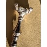Paire de bougeoirs miniature en argent