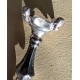 Paire de bougeoirs miniature en argent