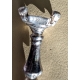 Paire de bougeoirs miniature en argent