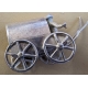 Chariot couvert en argent