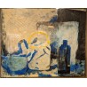 Aquarelle "Nature morte" signée P. PARADIS 71