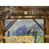 Tableau \"Zugersee\" signé E. LEONHARDT