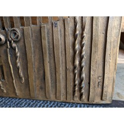 Bronze abstrait signé C.F.