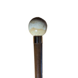 RN ivory-handled walking stick