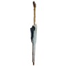 Parasol with a reed handle