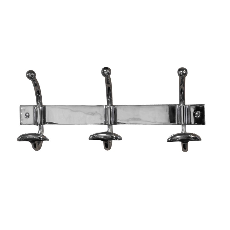 Metal coat rack with 3 hooks at Moinat SA – Antiques and home décor