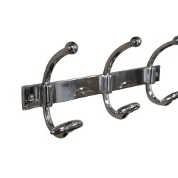 Metal coat rack with 3 hooks at Moinat SA – Antiques and home décor