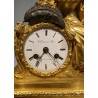 Elegant ‘Empire’ Court Clock in gilded bronze