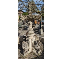 Fontaine de milieu Lions en pierre de Vicenza