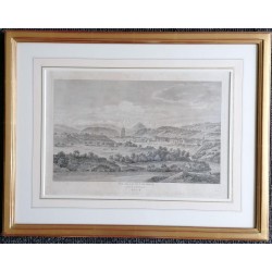 Engraving entitled "VIEW OF THE CITY OF BERNE" by PERIGNON