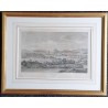 Engraving entitled "VIEW OF THE CITY OF BERNE" by PERIGNON