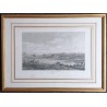 Engraving entitled "VIEW OF LAKE LUCERNE" by PERIGNON