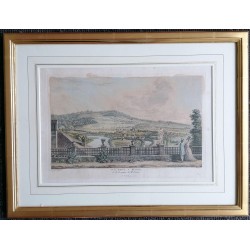 Engraving entitled "VIEW TAKEN IN BERNE" by BARBIER LAINÉ