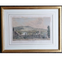 Gravure "VUE PRISE A BERNE" par BARBIER LAINÉ