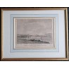Engraving entitled "VIEW OF THE VILLAGE OF MAMMREN" by PERIGNON