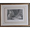 Engraving entitled ‘CASCADE DES BAINS DE PFEFFERS’ by BARBER