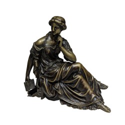 Bronze \"La lecture\" d\'après REVILLON