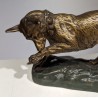 Bronze \"Berger allemand\" signé Th. CARTIER