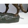 Bronze \"Berger allemand\" signé Th. CARTIER