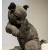 Bronze \"Chat et son petit\"