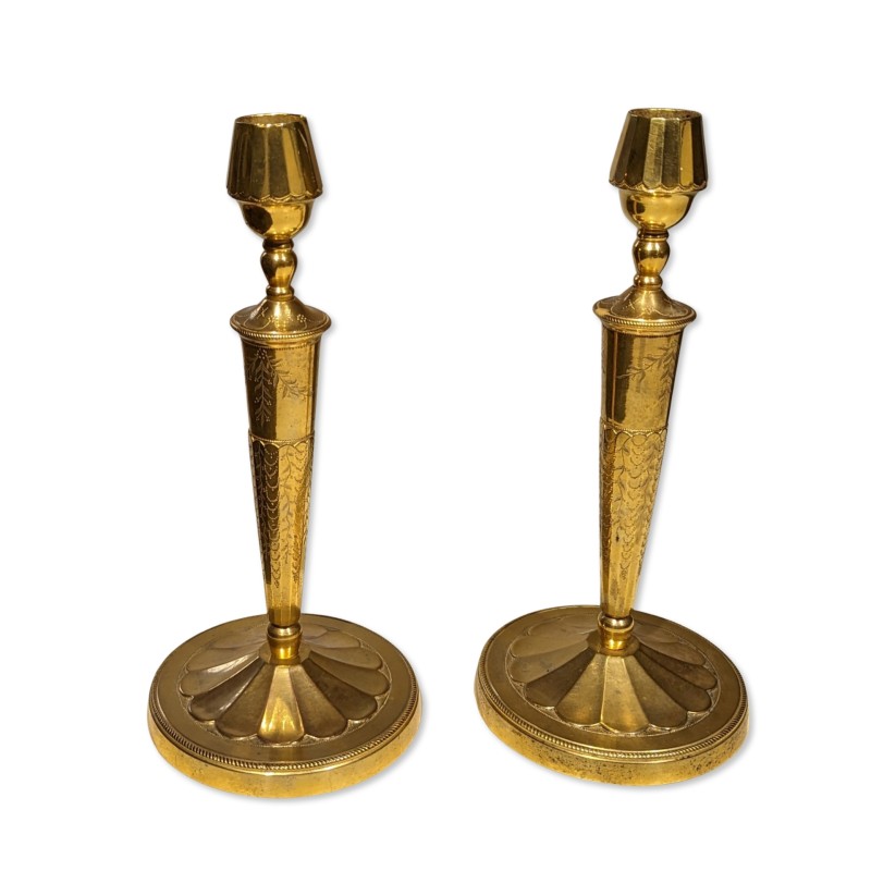 Pair of candlesticks – Restoration