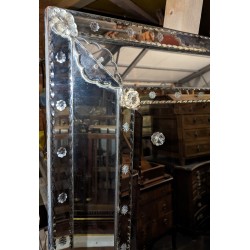 Grand miroir réctangulaire de Murano