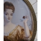 Miniature "Femme à la pomme" signée POTINT