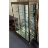 Vitrine style Louis XVI plateau en acajou