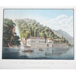 32er-Set mit Stichen „Comer See, Lecca und Lugano“ von Moinat SA – Antiquitäten und Dekoration – Stiche, Lithografien