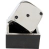Grand dé aluminium nickelé