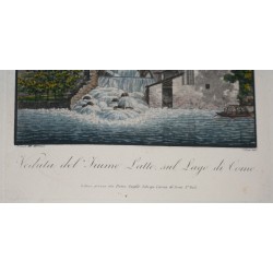 32er-Set mit Stichen „Comer See, Lecca und Lugano“ von Moinat SA – Antiquitäten und Dekoration – Stiche, Lithografien